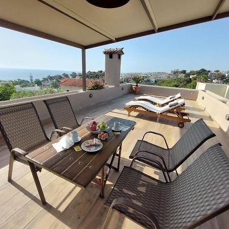 Sea View Apartment 15 Min From Athens Airport Néa Mákri Dış mekan fotoğraf