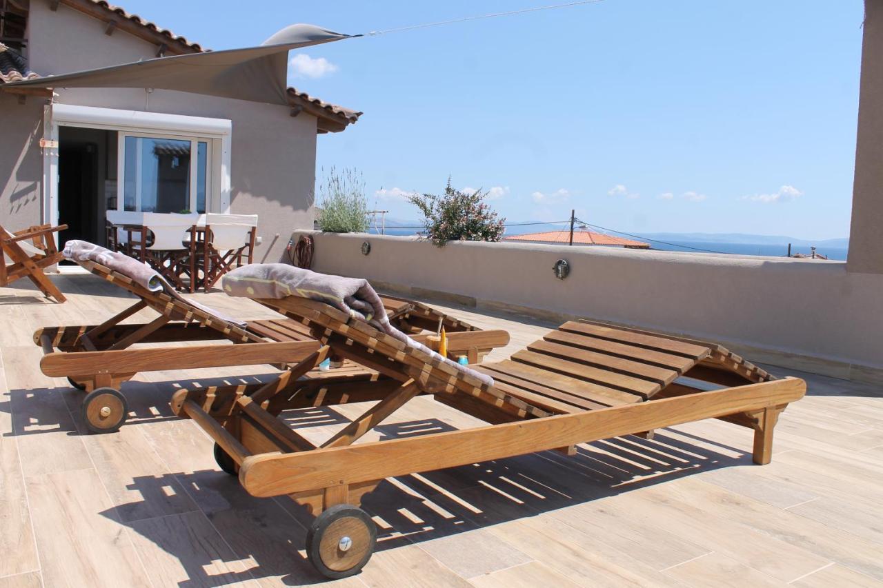 Sea View Apartment 15 Min From Athens Airport Néa Mákri Dış mekan fotoğraf