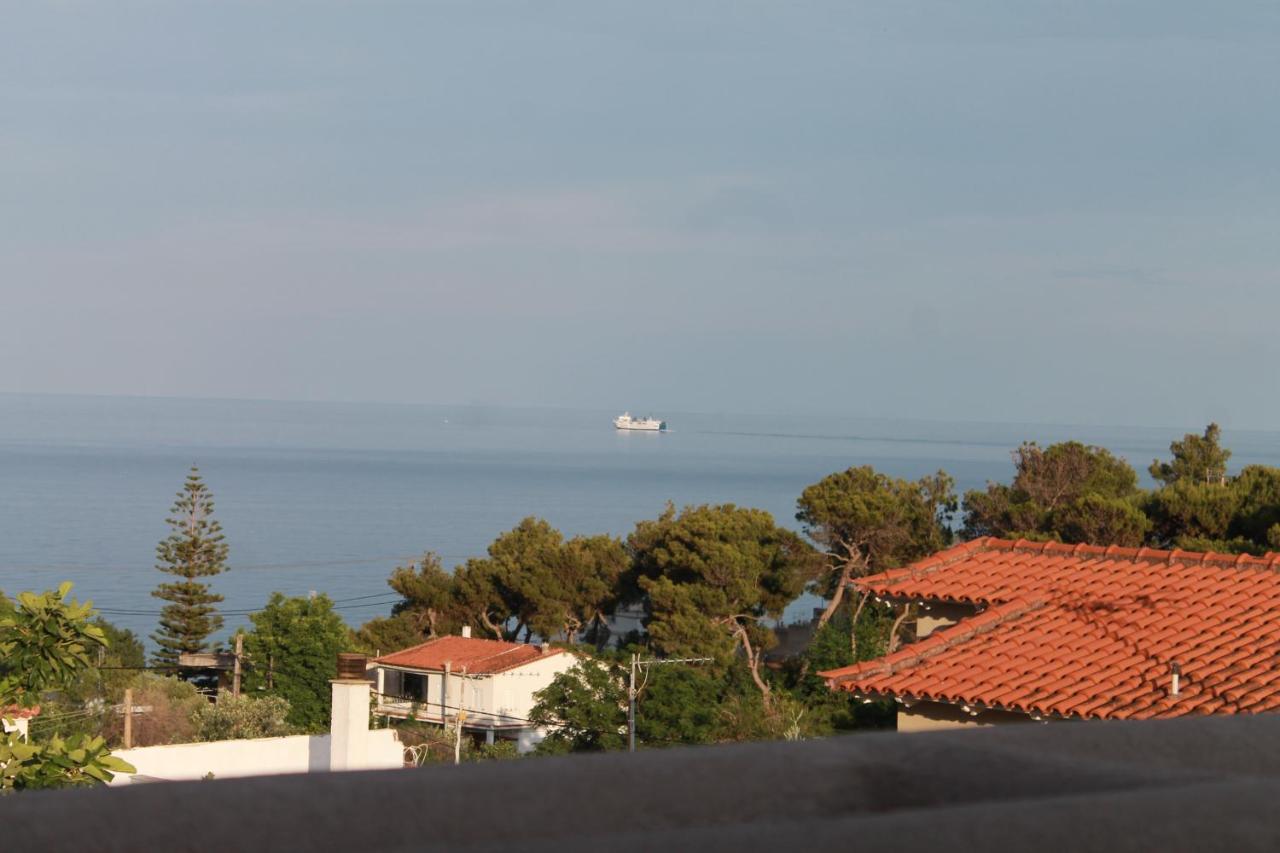 Sea View Apartment 15 Min From Athens Airport Néa Mákri Dış mekan fotoğraf