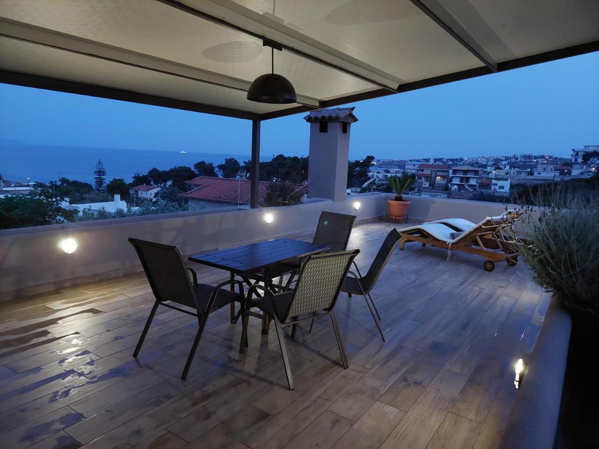 Sea View Apartment 15 Min From Athens Airport Néa Mákri Dış mekan fotoğraf