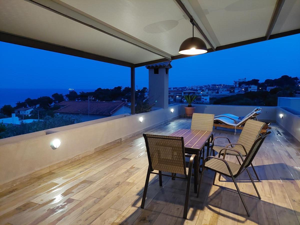Sea View Apartment 15 Min From Athens Airport Néa Mákri Dış mekan fotoğraf